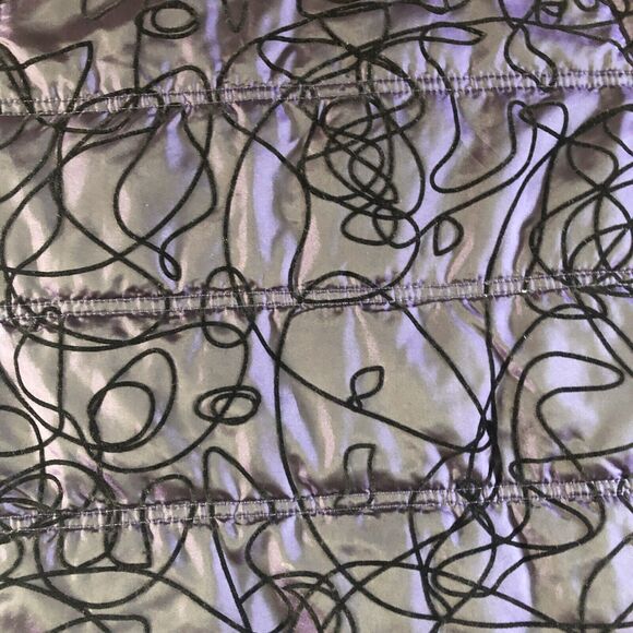 NWT Jane‎ Ashley Plum Metallic Jacket Vest Size M - Picture 4 of 7